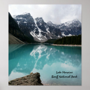 Poster Le lac Moraine, parc national Banff