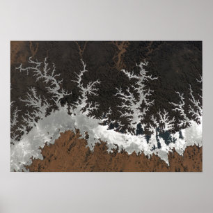 Poster Le Lac Nasser de l'Egypte