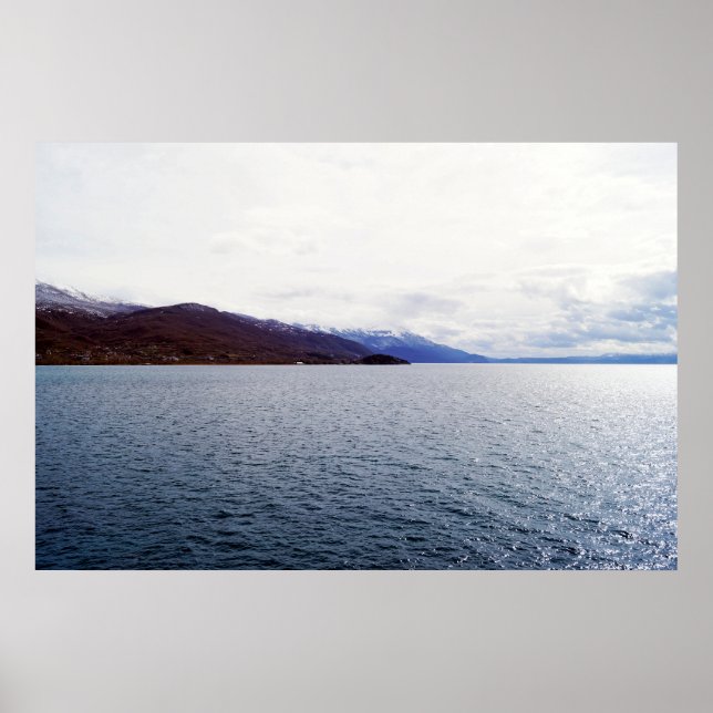 Poster Le lac Ohrid (Devant)