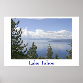 Poster Le lac Tahoe