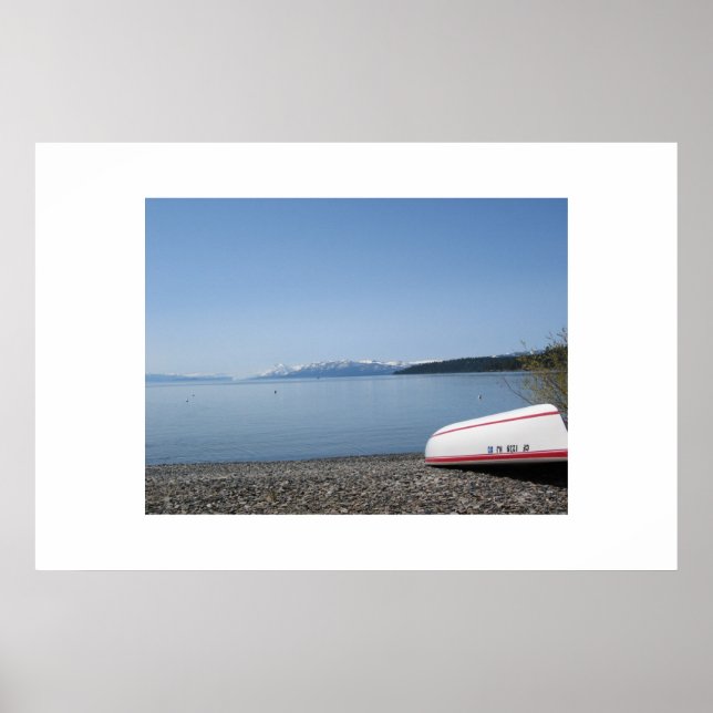 Poster Le lac Tahoe (Devant)
