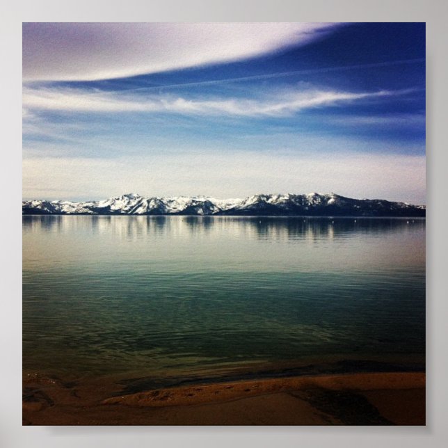 Poster Le lac Tahoe (Devant)
