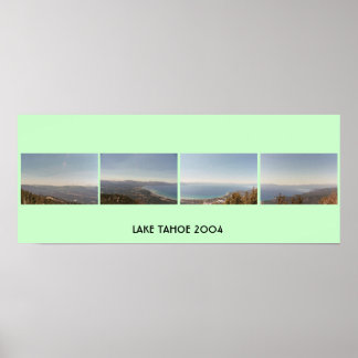 Poster Le lac Tahoe