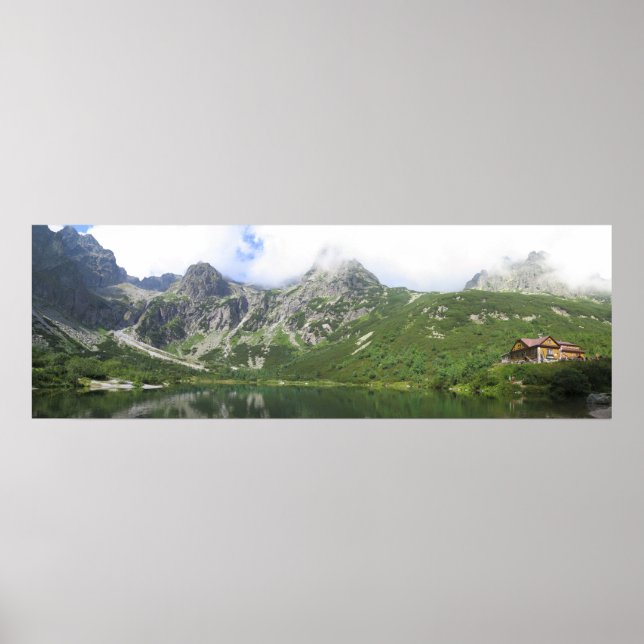 Poster Le lac vert Kiezmarski Tatras (Devant)