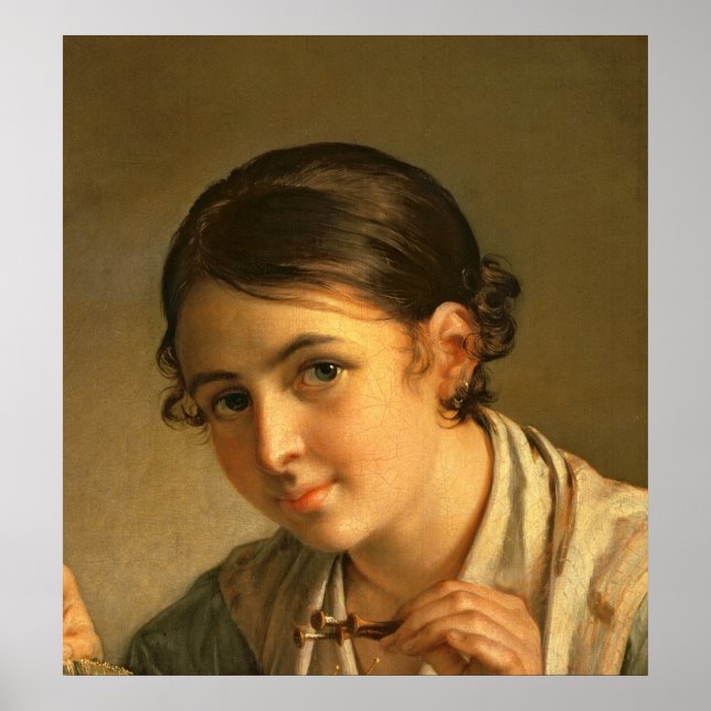 Poster Le Lacemaker, 1823 (Devant)