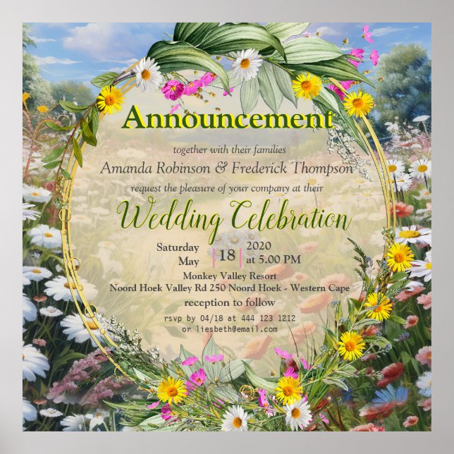 Poster Le langage des fleurs (Devant)