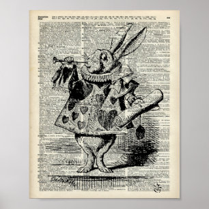 Poster Le lapin de Whitte