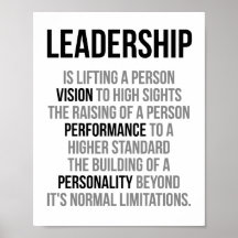 Le Leadership, C'Est La Levée D'Une Vision Personn