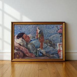Poster Le lecteur   Lovis Corinth
