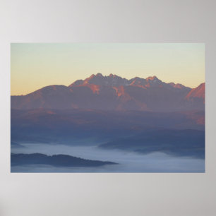 Poster Le lever du soleil des Tatras