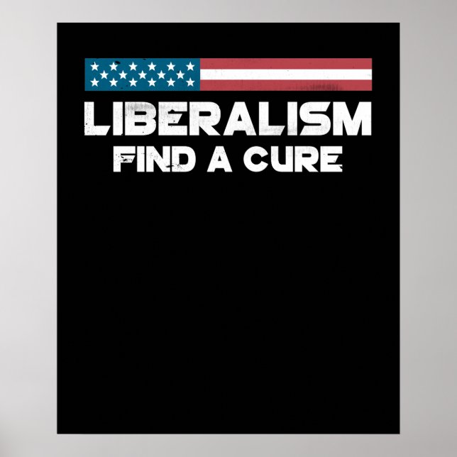 Poster Le libéralisme à la recherche d'une Amérique guéri (Devant)