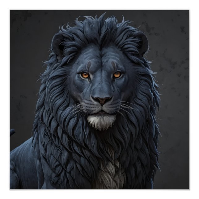 Poster Le Lion Bleu  (Devant)