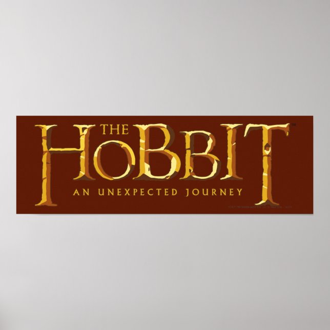 Poster Le logo Hobbit Gold (Devant)