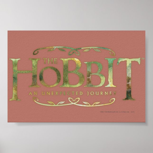 Poster Le logo Hobbit vert (Devant)