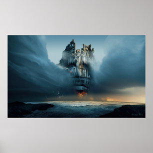 Poster Le long de l'âme ruinée