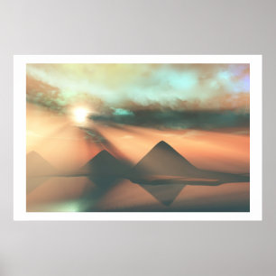 POSTER LE LONG DE L'IMPRESSION DE NILE