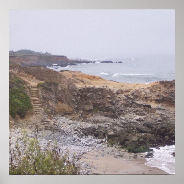 Poster Le long de Rocky Path Fine Art Print (Devant)