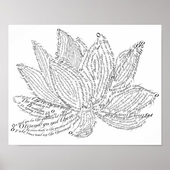 Poster Le Lotus qui parle (Devant)