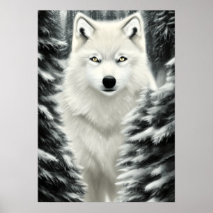 Poster Le loup blanc