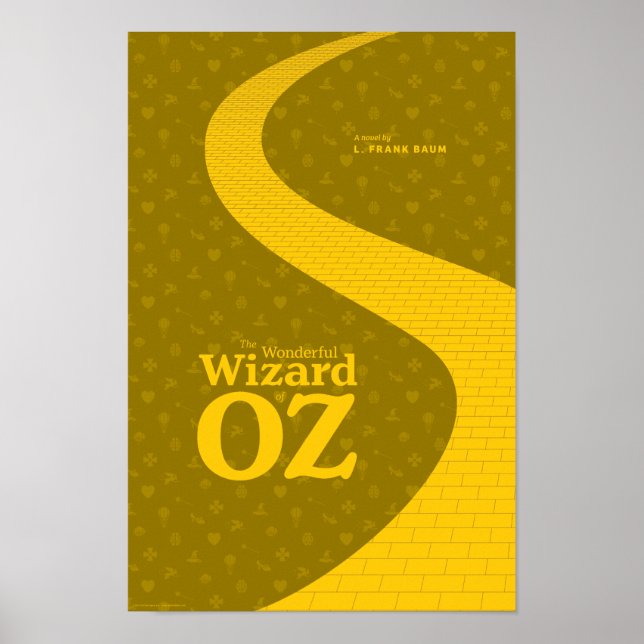 Poster Le Magicien Merveilleux de l'affiche littéraire OZ (Devant)