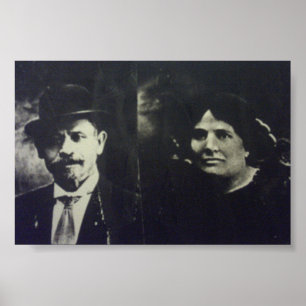 Poster Le maître de poste et sa femme.