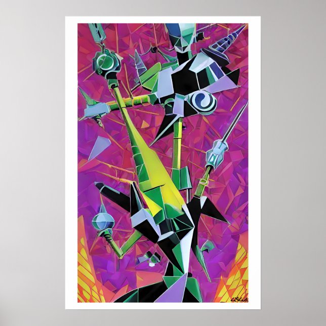 Poster Le maître Swordsbot (Devant)