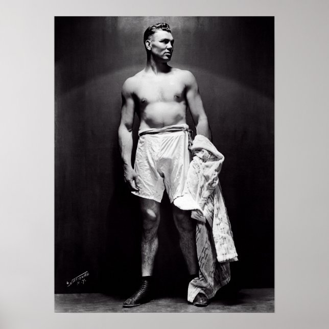 Poster LE MANASSA MAULER - JACK DEMPSEY c. 1920 (Devant)