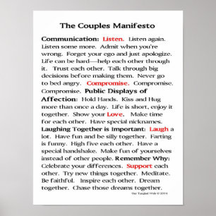 Poster Le manifeste de couples