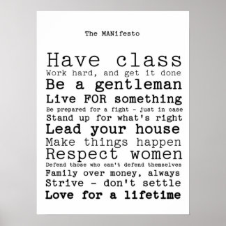 Poster Le MANifesto