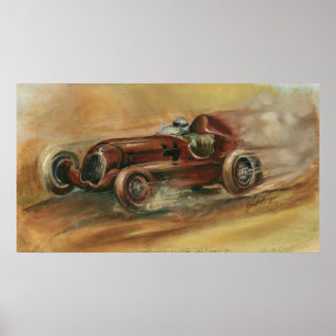 Poster Le Mans Racecar par Ethan Harper