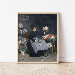 Poster Le marchand de fleurs Victor Gabriel Gilbert