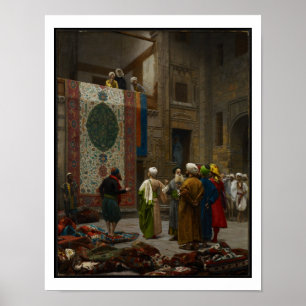 Poster Le marchand de tapis, c.1887 (huile sur toile)