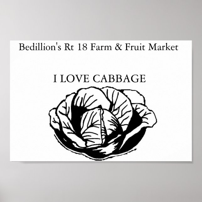 Poster Le marché agricole de Bedillion (Devant)