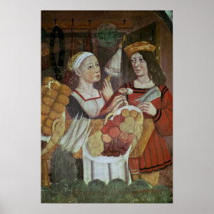 Poster Le marché des légumes
