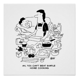 Poster Le mari dit "Vous ne pouvez pas battre la simple C