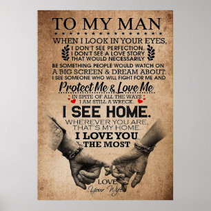 Poster Le Mari Me Protège Et M'Aime