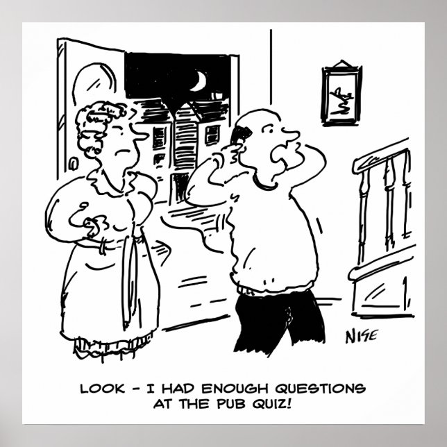 Poster Le mari ne veut pas remettre en question (Devant)