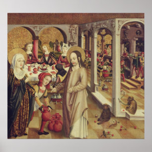 Poster Le mariage à Cana, c.1500