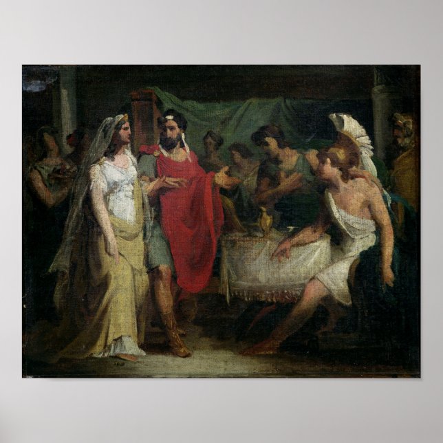 Poster Le Mariage d'Alexandre le Grand et de Roxana (Devant)