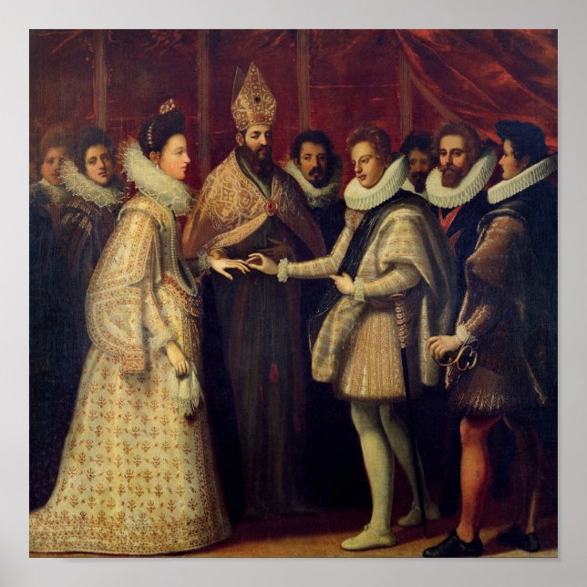 Poster Le mariage de Catherine de Medici (Devant)