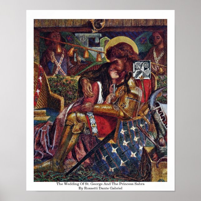 Poster Le Mariage De Saint George Et La Princesse Sabra (Devant)