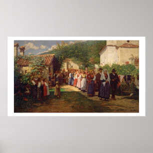 Poster Le mariage d'or (huile sur la toile)
