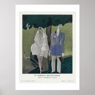 Poster Le mariage mélancolique, Charles Martin