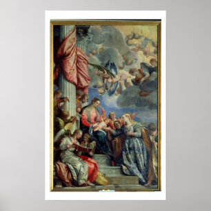 Poster Le mariage mystique de St Catherine