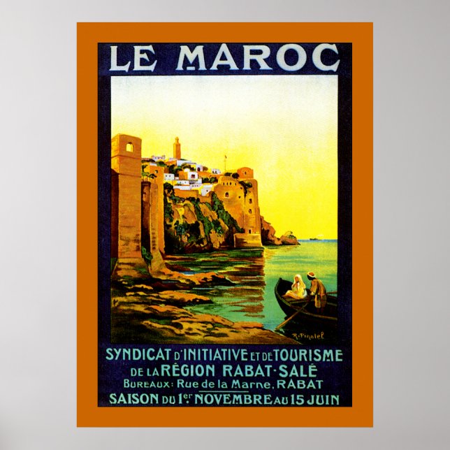 Poster Le Maroc (Devant)