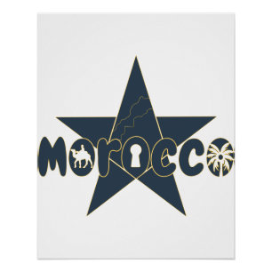 Poster Le Maroc est un patrimoine digne de fierté