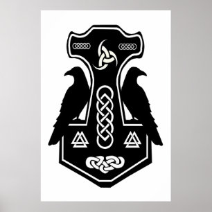 Poster Le marteau de Norse Thor