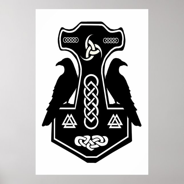 Poster Le marteau de Norse Thor (Devant)