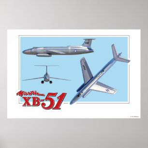 Poster Le Martin XB-51