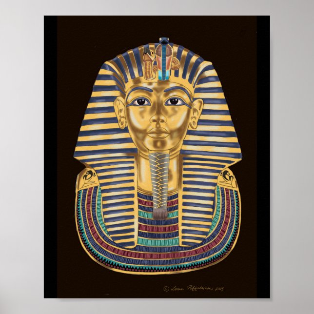 Poster Le Masque d'or de Toutankhamon (Devant)